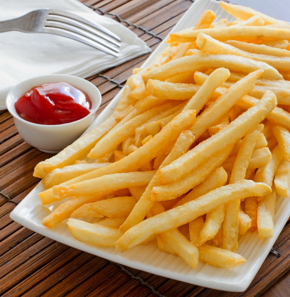 FRENCH FRIES - Served with ketch up and dip